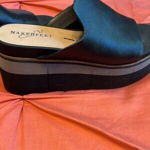 Women’s Naked Feet platform shoes